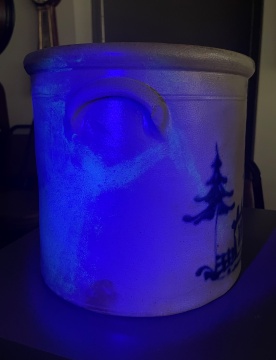 Rare A.O. Whitmore Stoneware Crock